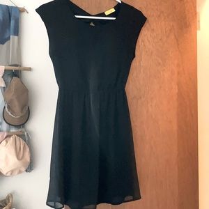 Mini black dress